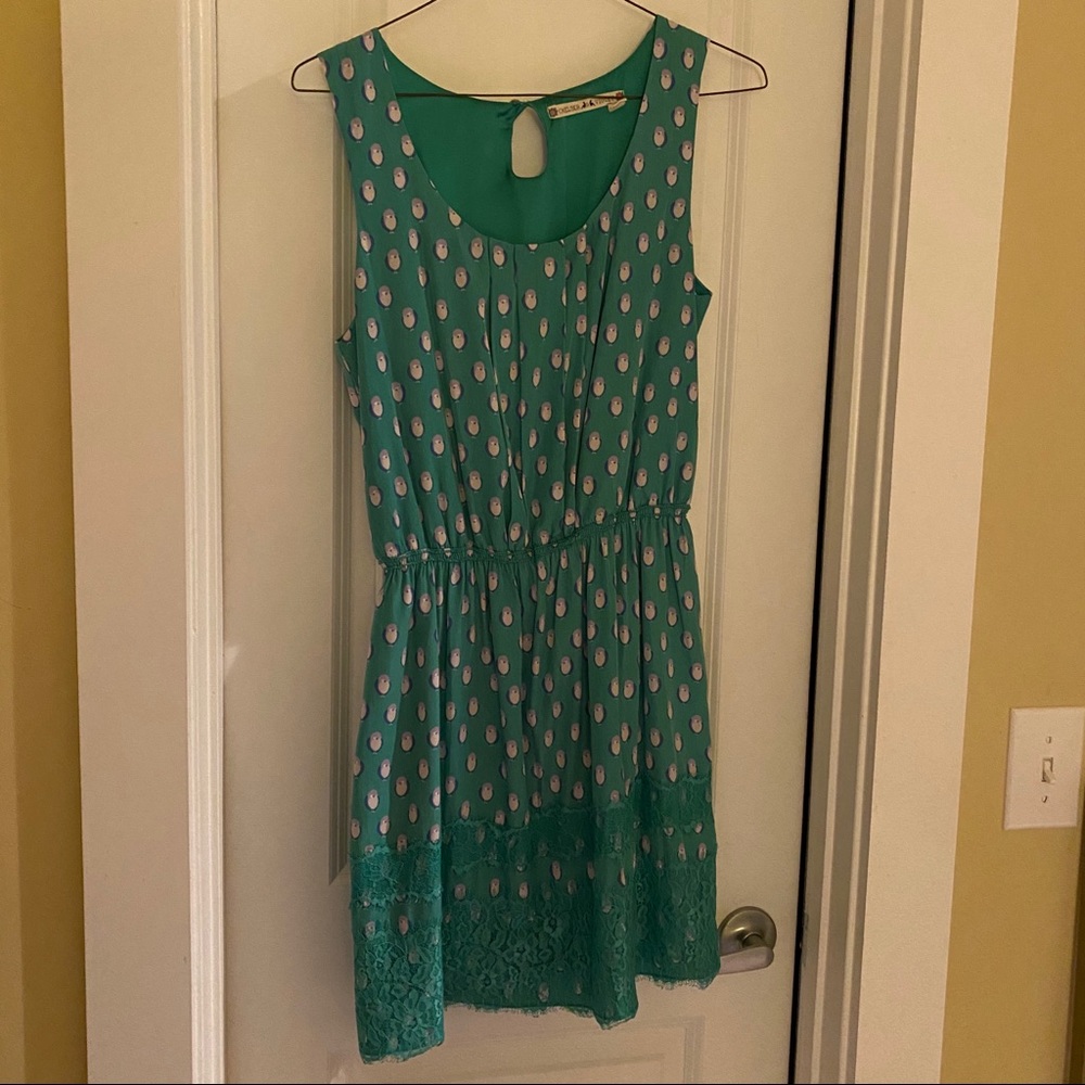 Dress with birds